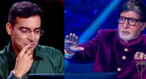 KBC 17 First Crorepati Aditya Kumar with Amitabh Bachchan