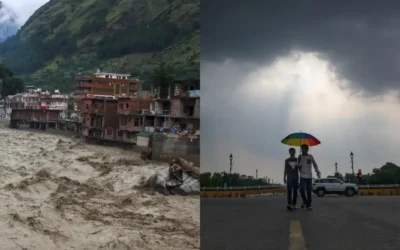 उत्तर भारत मौसम अलर्ट 2025 दिल्ली बारिश हिमाचल भूस्खलन उत्तराखंड बाढ़