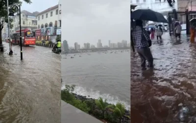 गुजरात महाराष्ट्र में रेड अलर्ट मुंबई जलभराव दिल्ली मौसम