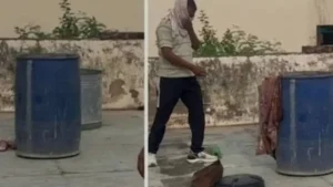 राजस्थान नीला ड्रम UP युवक शव